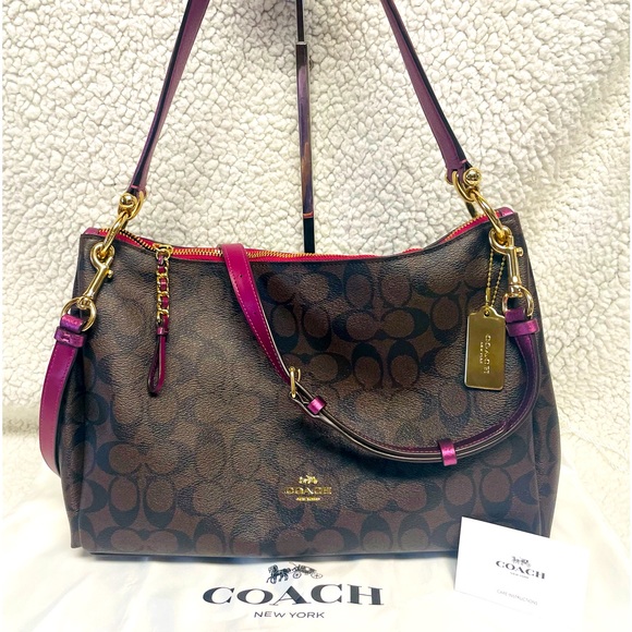 COACH Mia Shoulder Bag In Signature Canvas F87703 - Picture 3 of 13